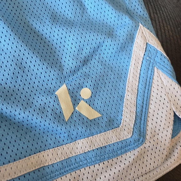 New Balance Klutch Athletics UNC Blue Mesh Standard Fit Basketball Shorts Large - Picture 3 of 12